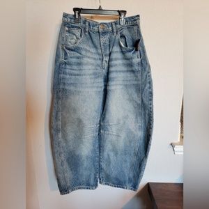 NWT FREE PEOPLE BOLD BARREL JEANS